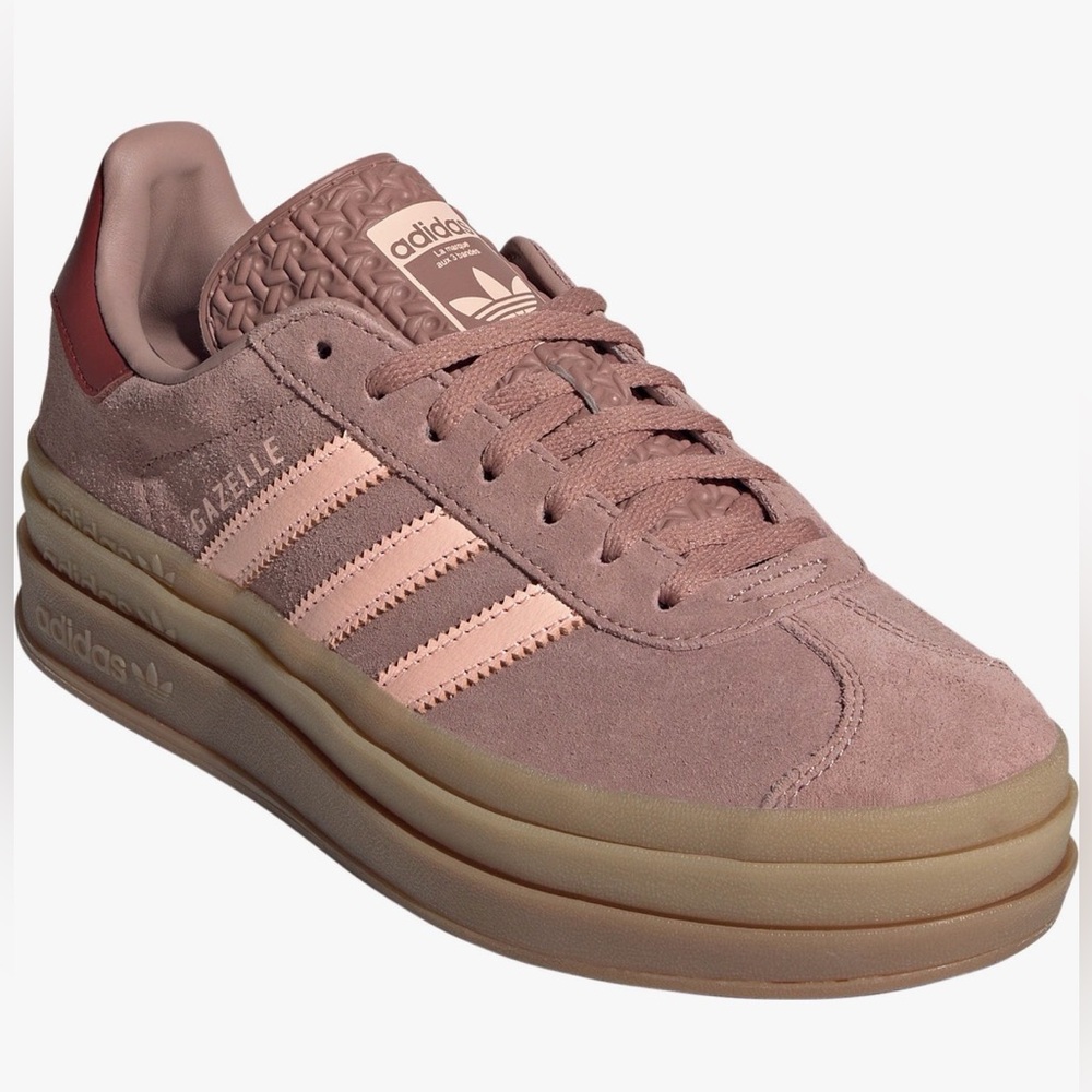 adidas Gazelle Bold Platform Sneaker Shoes New NIB Warm Clay Orange Ruby Women’s